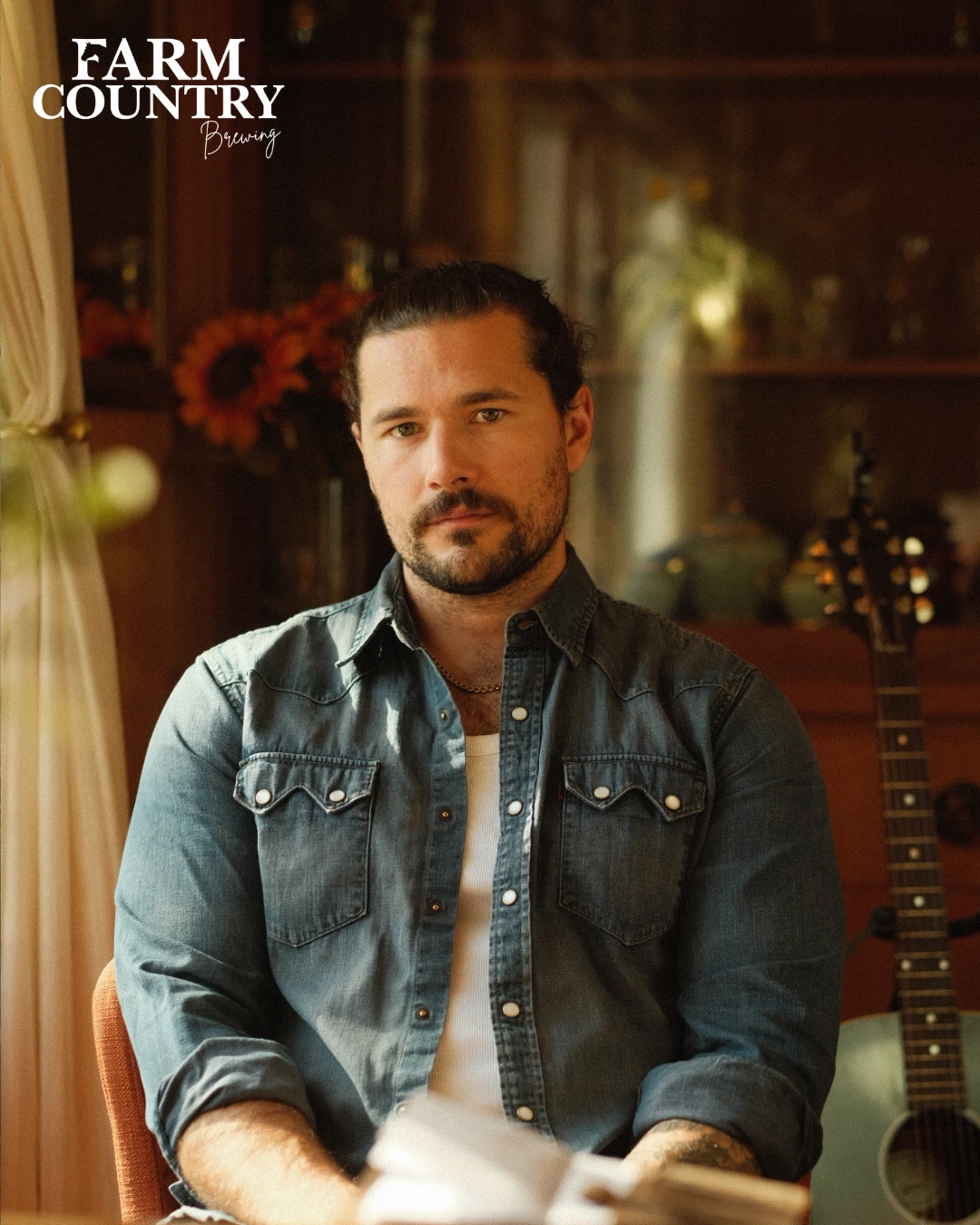 Tyson Ray performing live music at Farm Country Brewing Langley