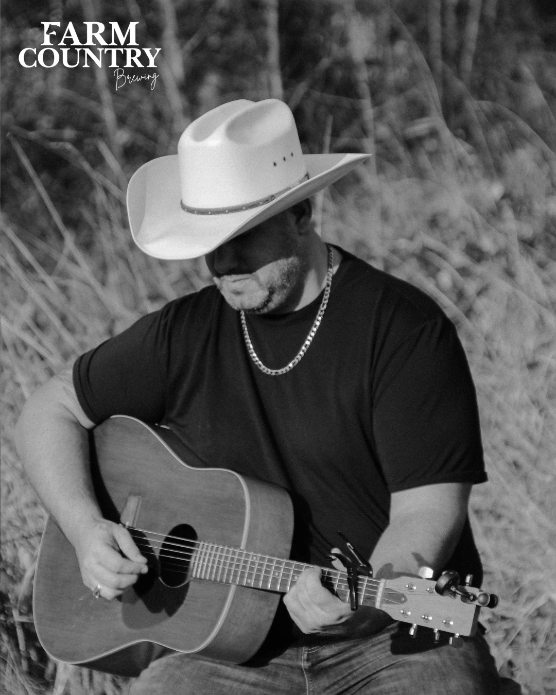Matthew Symonds performing live music at Farm Country Brewing Langley