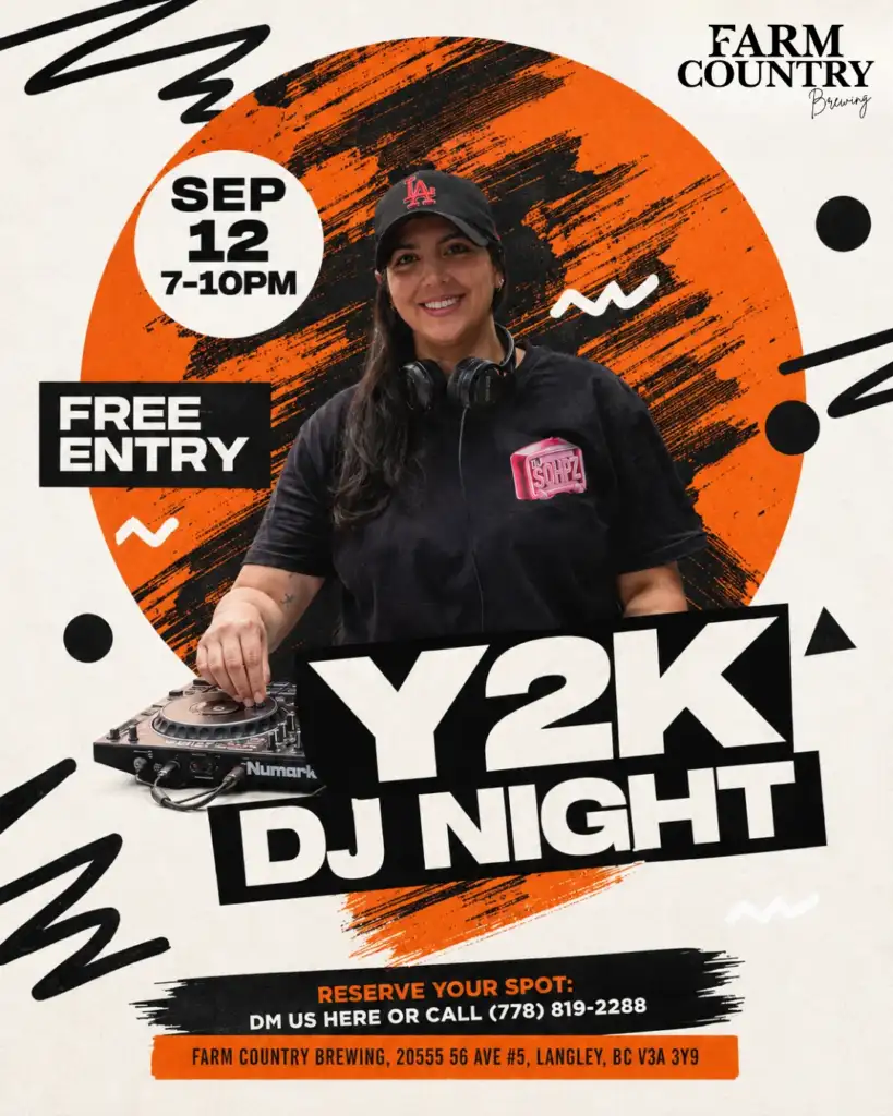 Y2K DJ Night at Farm Country Brewing